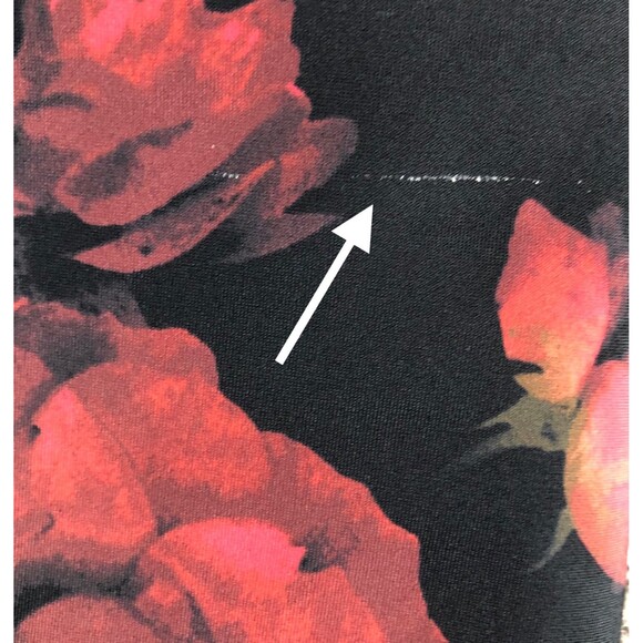 Victoria Secret VS Victoria Sport High Rise Black Floral 7/8 Workout Leggings - Picture 9 of 9